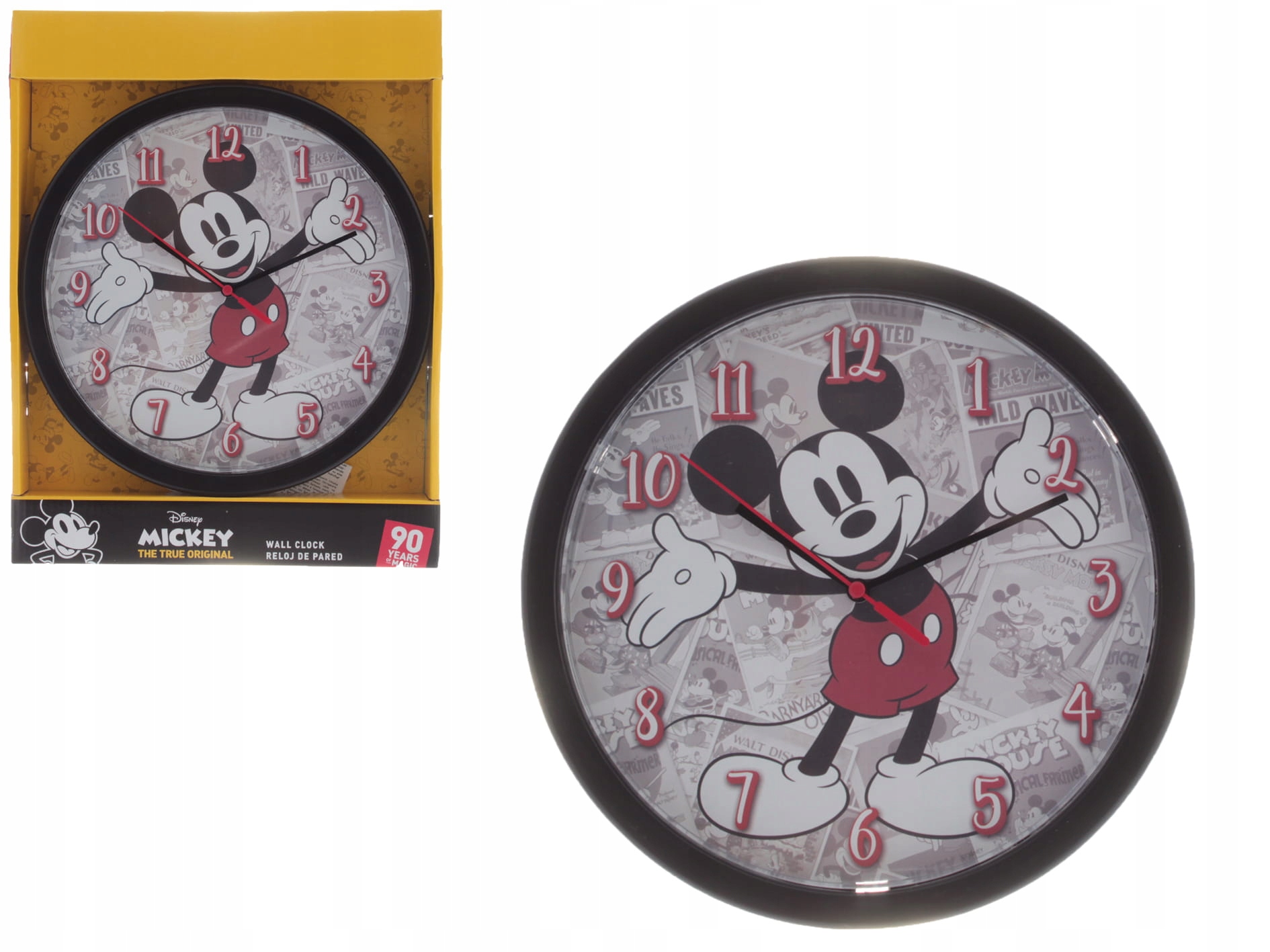 

Myszka Mickey Zegar ścienny Licencja