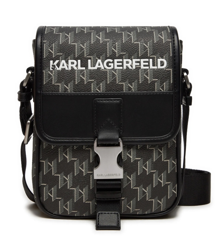 Karl Lagerfeld Pánská Černá Taška Na Pásku