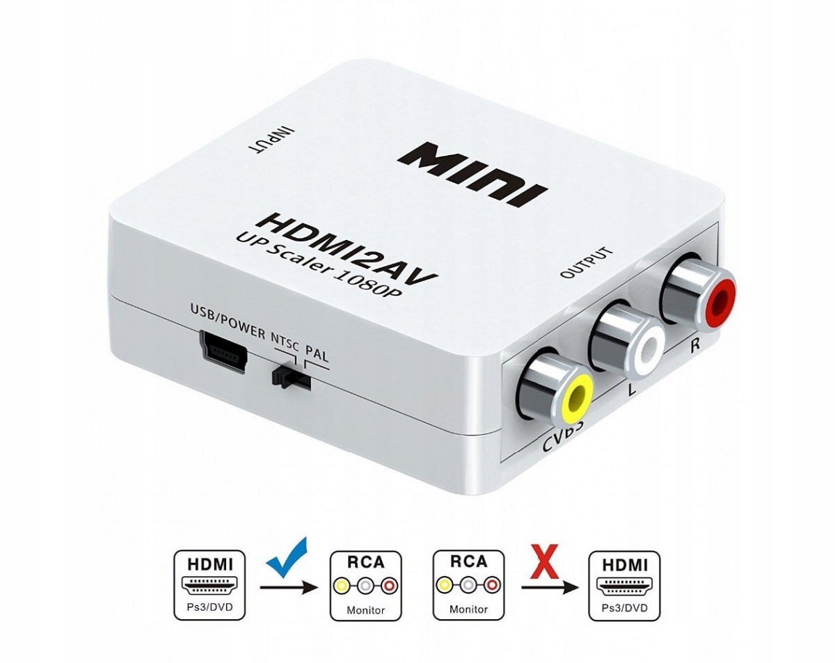 

Konwerter Hdmi do Composite Video Cvbs analog