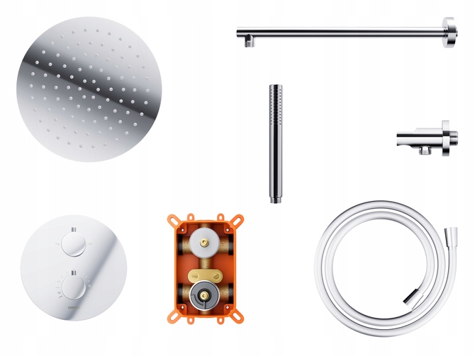 Podomietkový sprchový set Corsan Lugo Z03TCH