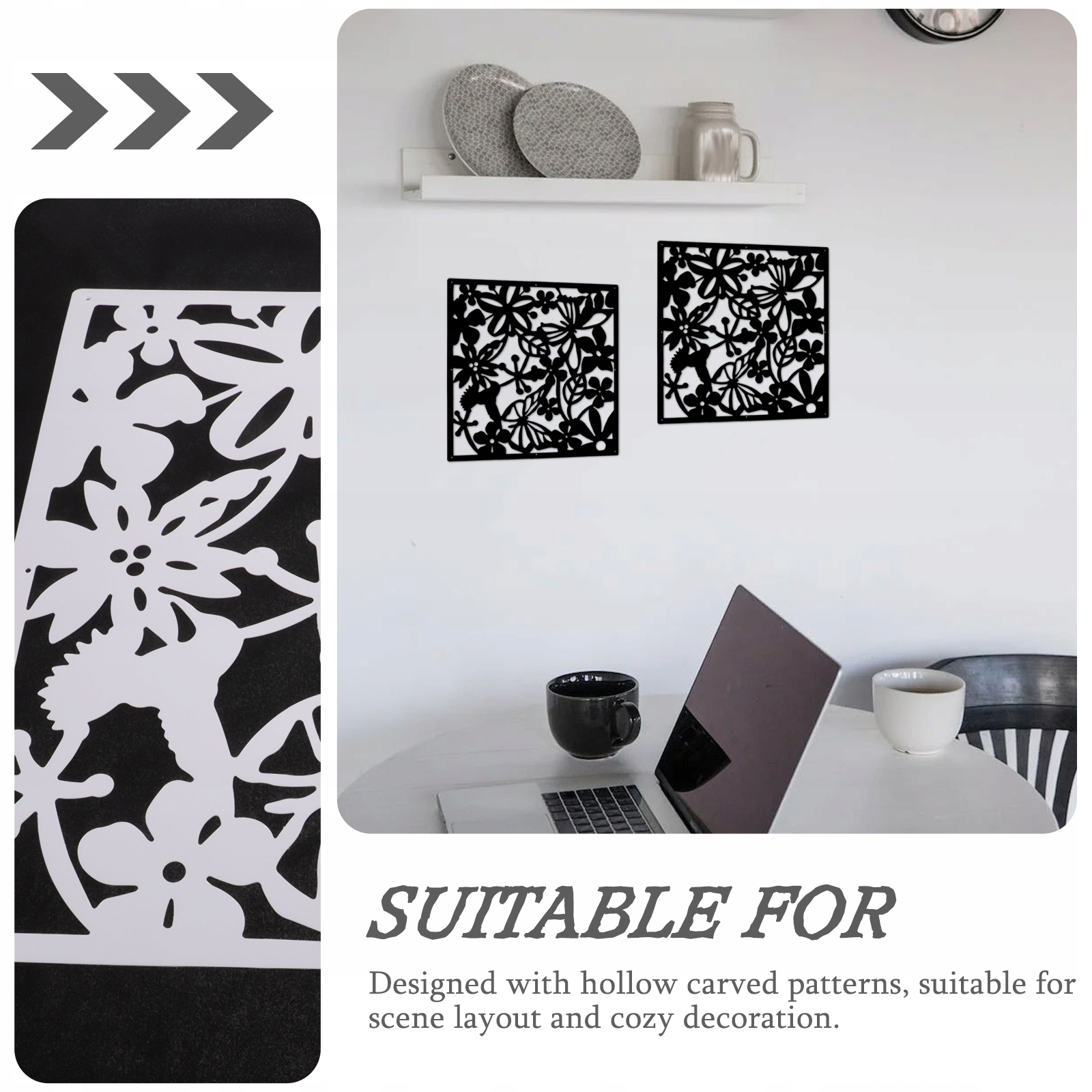 Wiszący ekran przegrodowy Modny wystrój Marka bez marki