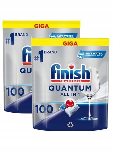 Finish Quantum Kapsle do myčky Fresh 2x100 ks