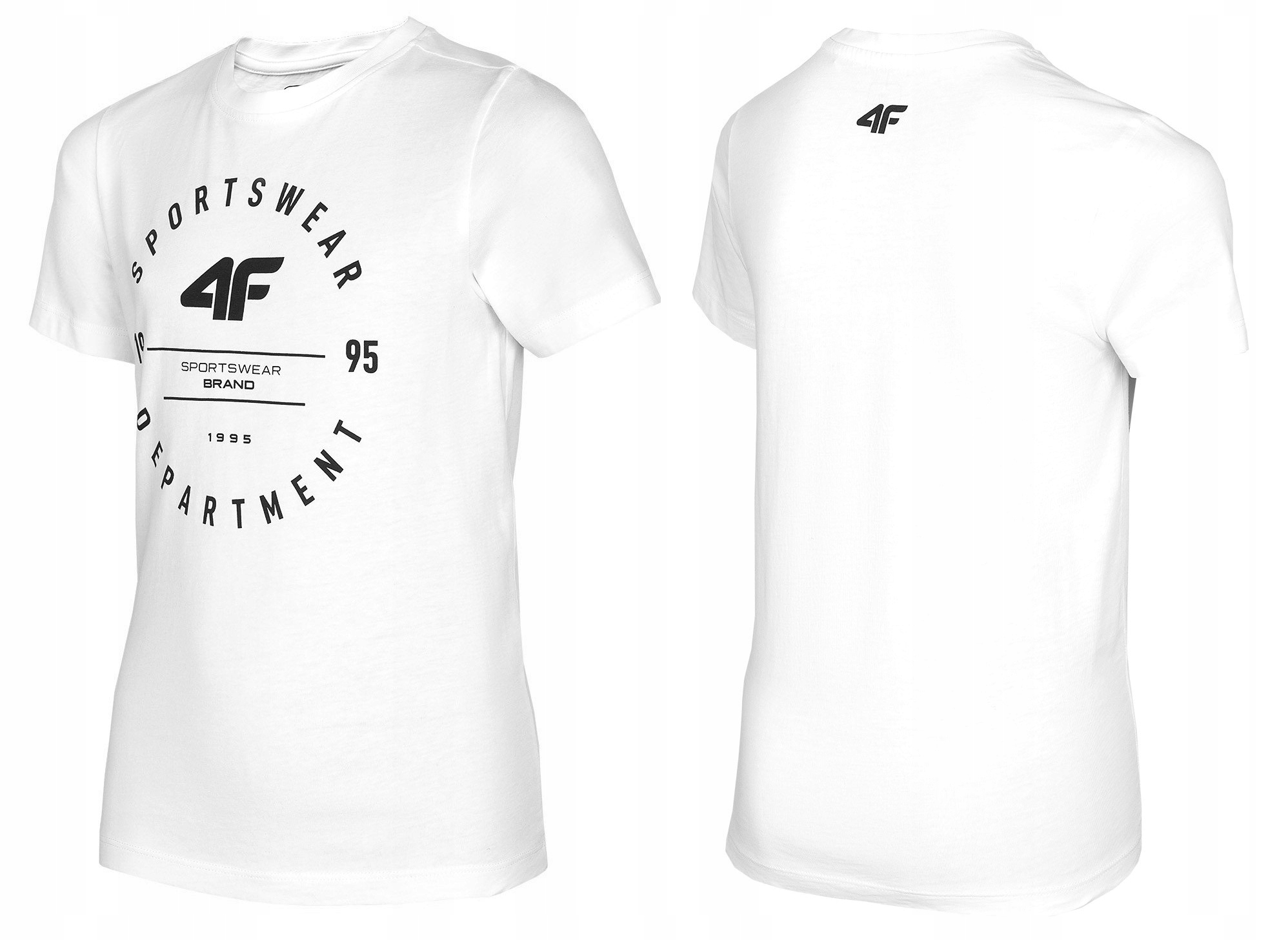 

4F Koszulka Chłopięca T-shirt JTSM003 140 Biały
