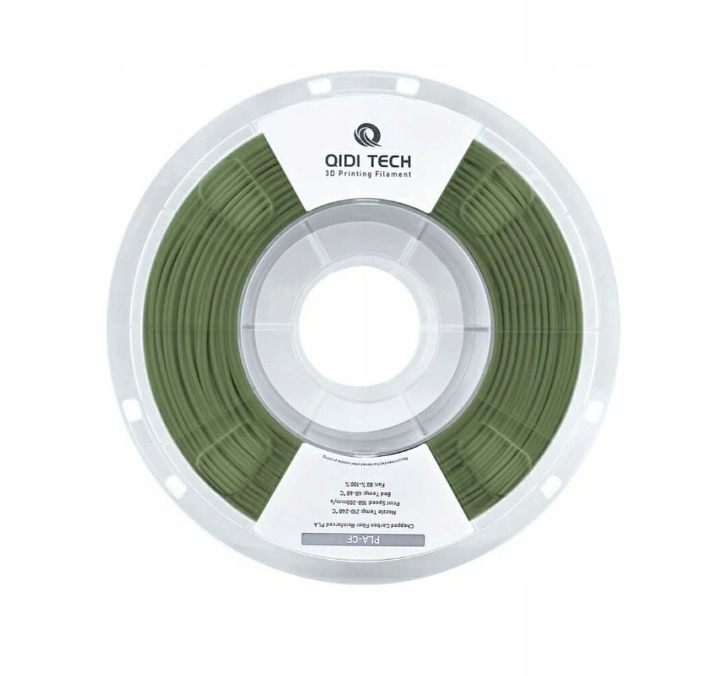 Filament 3D Pla Cf 1,75mm 1kg Olive Green Włókno Węglowe Oliwkowy