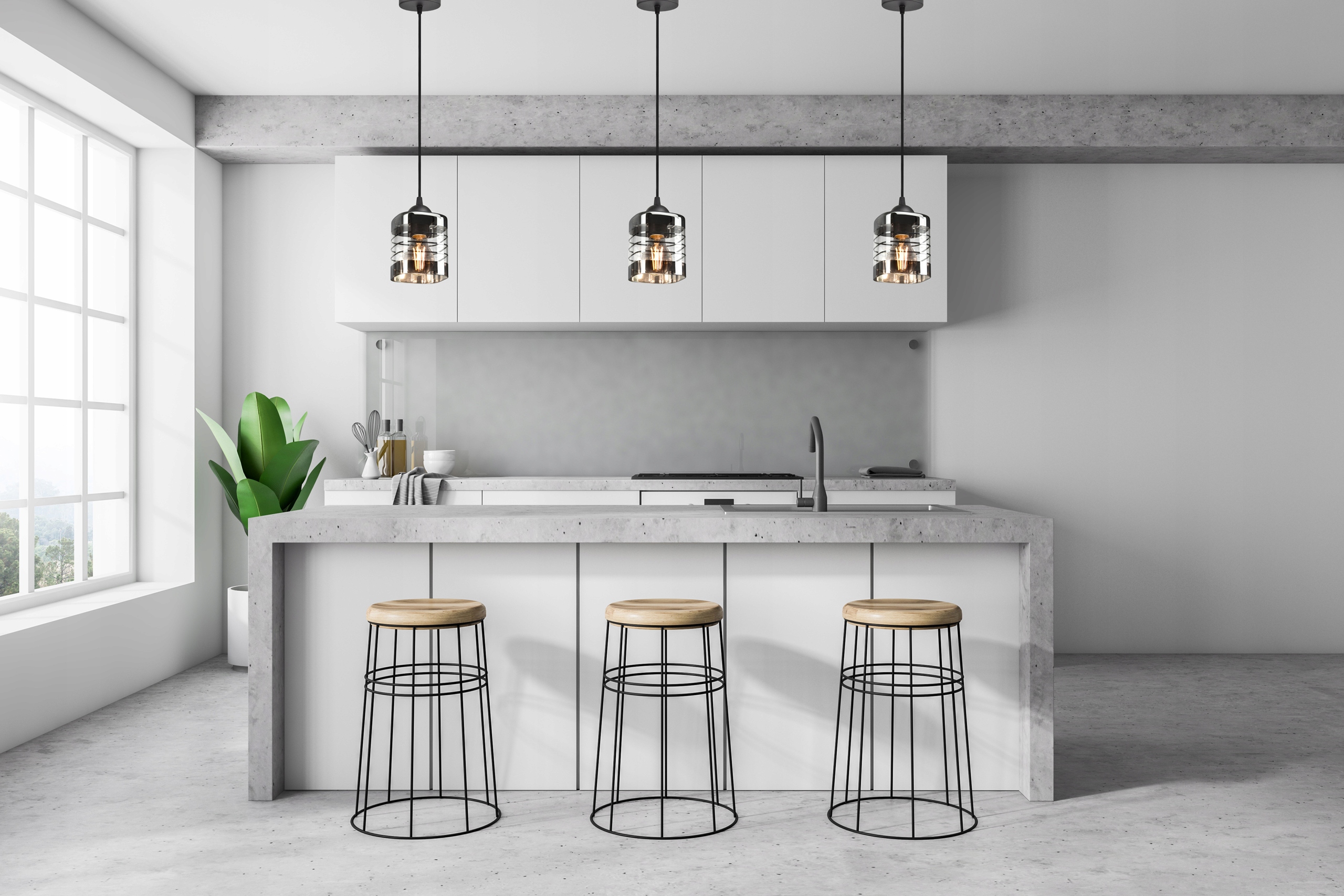 SZKLANA LAMPA WISZĄCA SUFITOWA ŻYRANDOL PLAFON LED Rodzaj gwintu E27