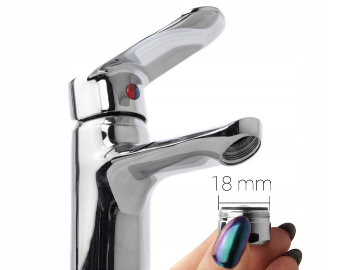 PERLATOR napowietrzający NEOPERL 3.8 L/MIN gwint M18 OSZCZĘDZA -62% WODY Marka Neoperl