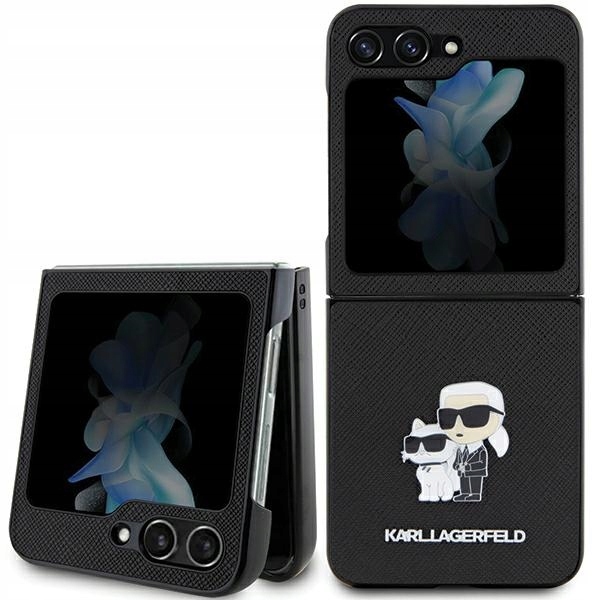 Pouzdro Pro Samsung Galaxy Z Flip 5 Karl Lagerfeld Saffiano Hardcase Pin