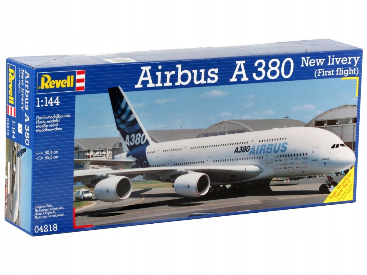 Model letadla Airbus A 380, 1:144