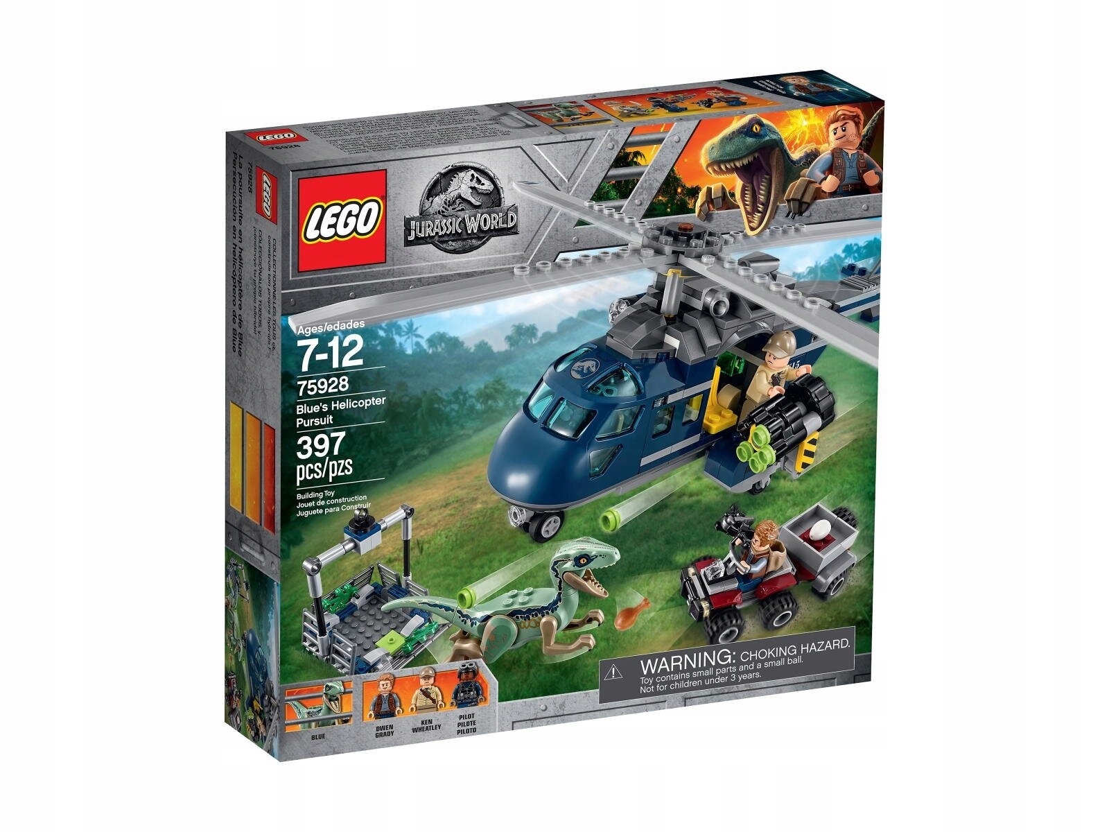 Lego Jurský svět 75928 Honička za vrtulníkem Nové
