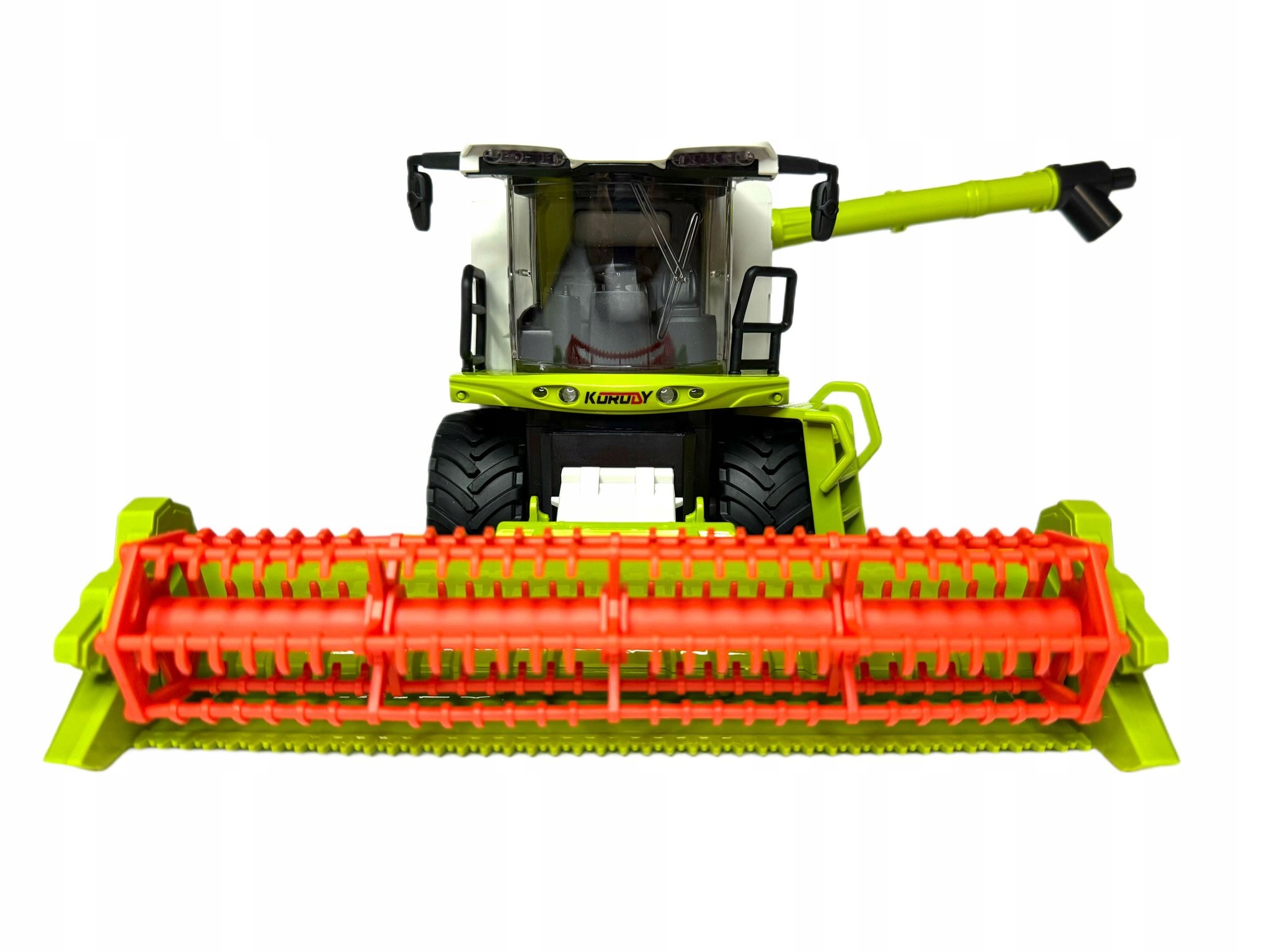 KOMBAJN ZDALNIE STEROWANY RC PILOT DYM ŚWIATŁA DŹWIĘK Materiał plastik inny