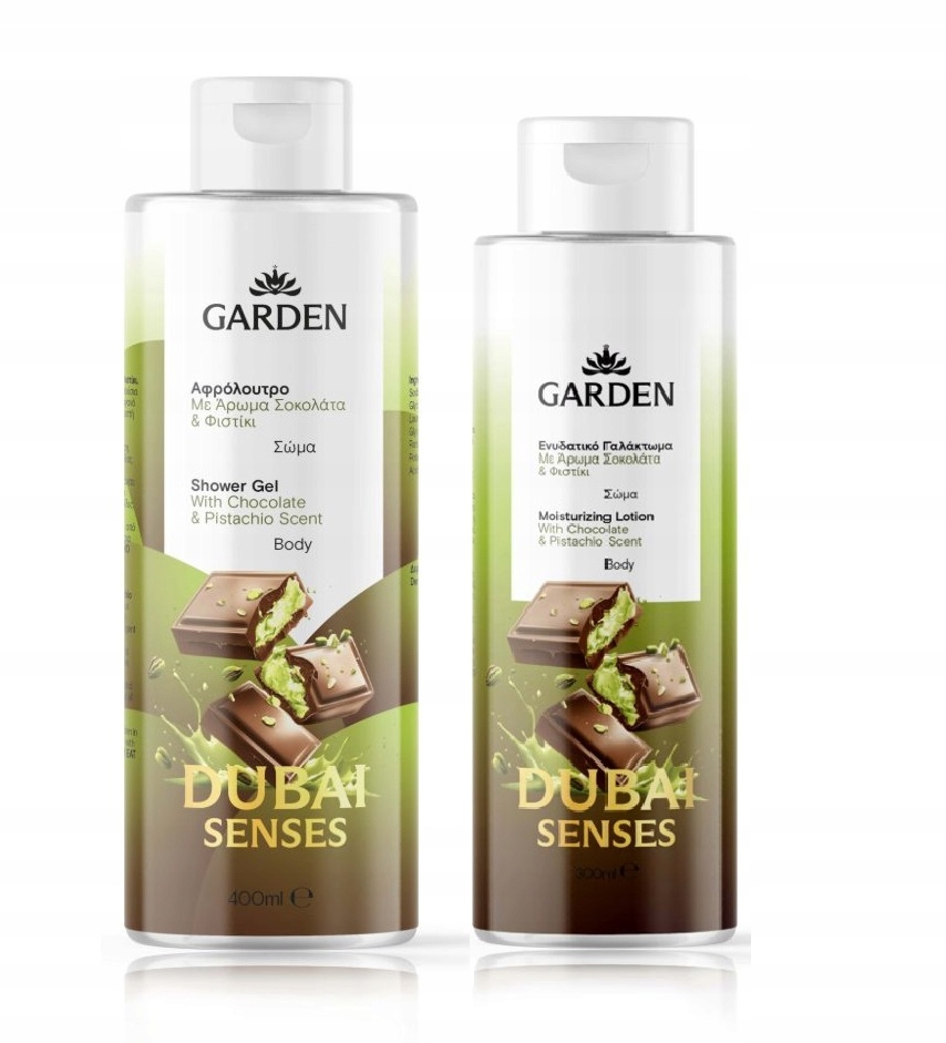 Dubai Senses Zestaw Balsam i Żel pod prysznic Zapach dubajska czekolada