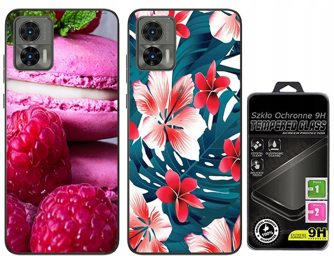 

2 x Etui Silikon Do Motorola Edge 30 Neo Szkło