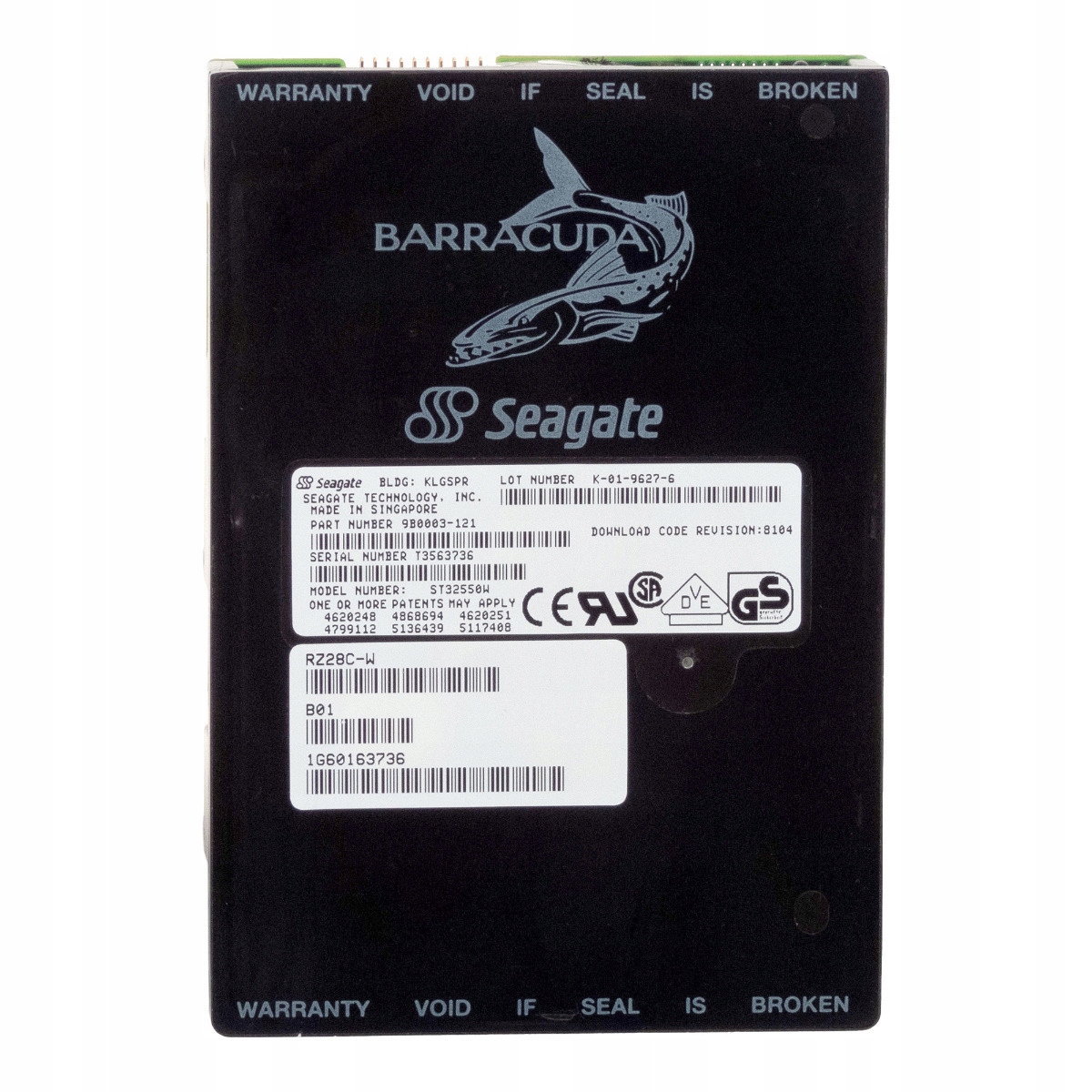 Seagate ST32550WC 2.1GB 7.2K Scsi Ultra 3.5''
