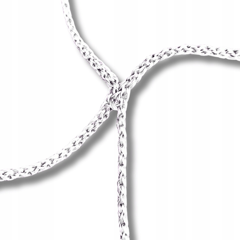 Wytrzymała siatka na bramkę do piłki nożnej |5m x 2m|BEZWĘZŁOWA|PE 4mm|