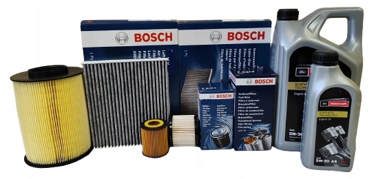 Bosch Sada Filtrů Olej Ford 5V30 6L Ford Kuga I 2.0 Tdci 140KM 163KM