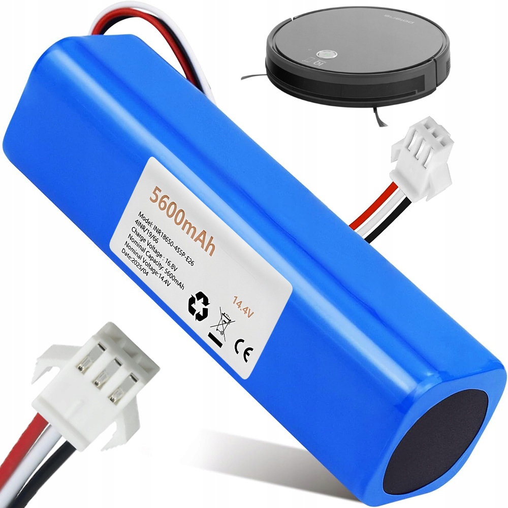 Vyměnitelná Lithiová Baterie Pro Robotický Odsávač 5600 Mah 14.4 V Univerzální
