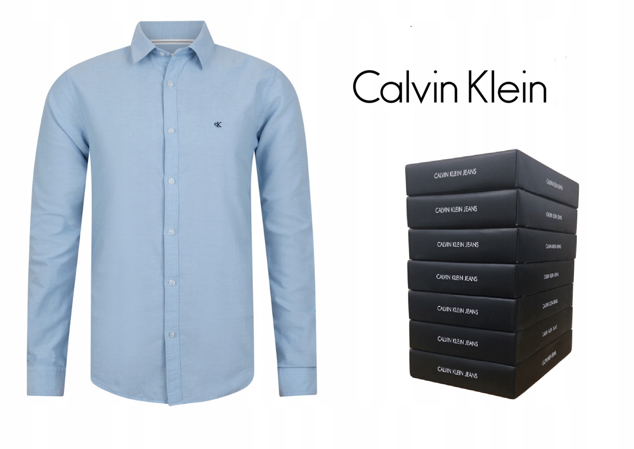 

Calvin Klein Koszula Męska Slim Fit Pudełko L