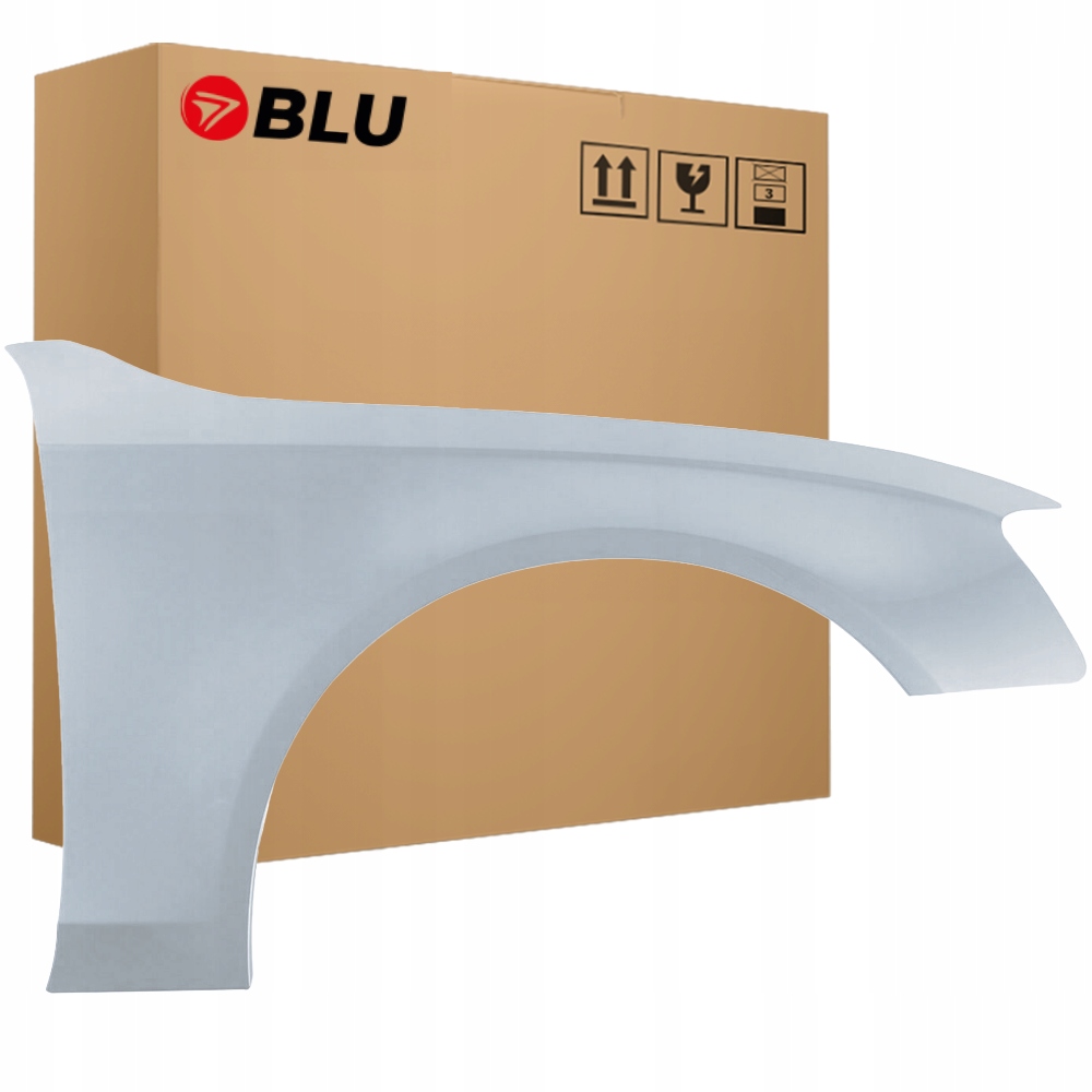 Blu Blatník Audi A4 B8 S4 LX7W pravý stříbrný 11-15 přední lift