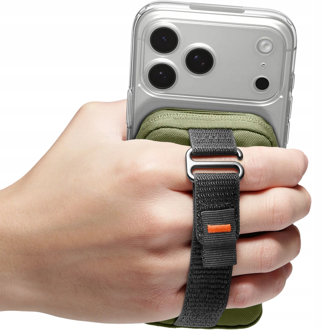 Přenosná taška pro MagSafe Spigen TintapZip, Rfid magnetické pouzdro pouzdro