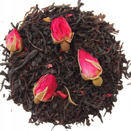 Levně Černý čaj Earl grey růžový 250 g Tea Tea