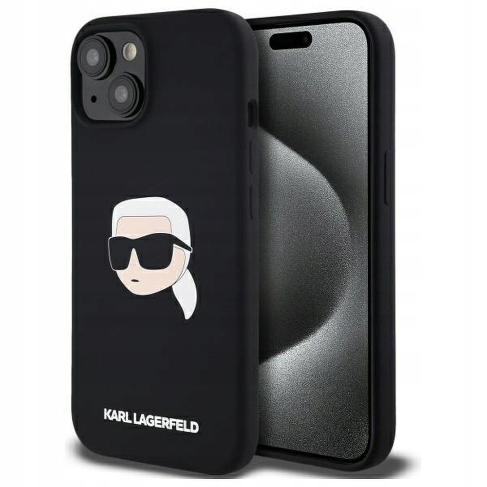 Zadní Kryt Karl Lagerfeld pro Apple iPhone 15 černý