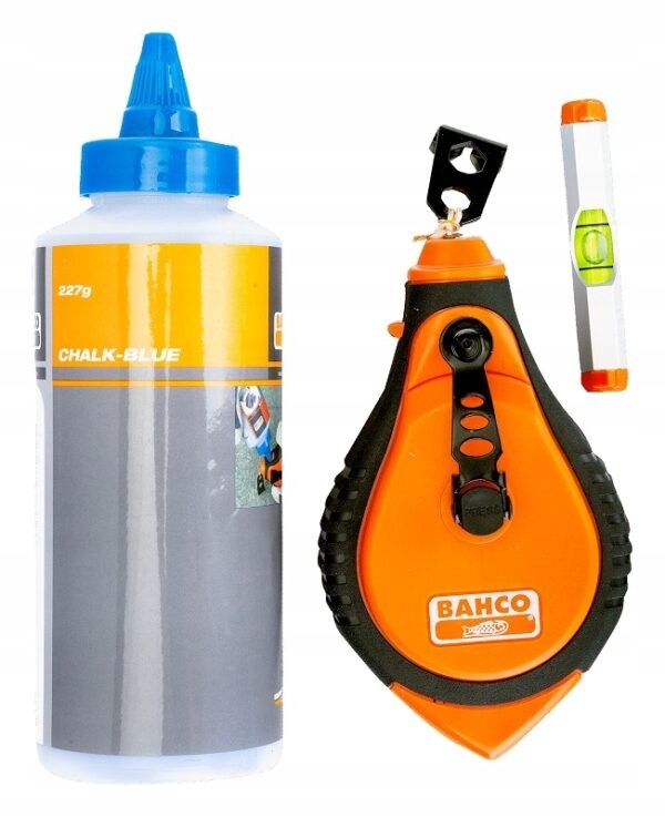 Bahco CL-1221-SET Sada trasovacího lana křída vodováha 75 mm