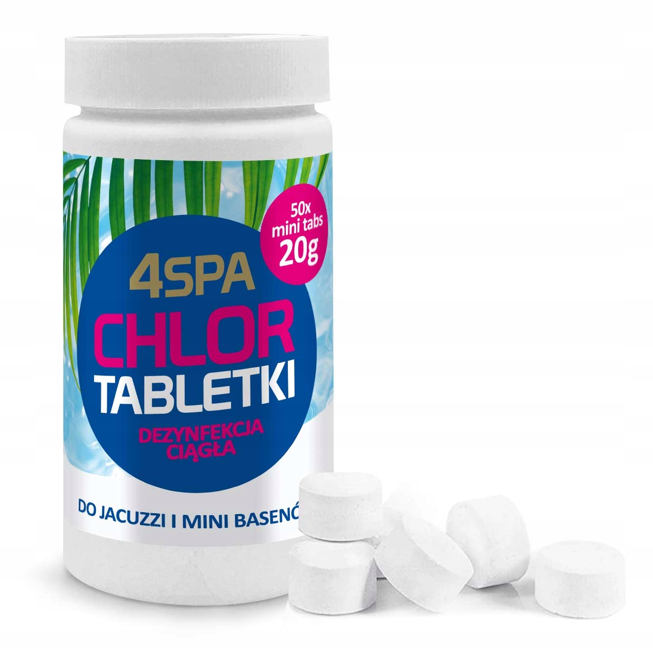 

Chlor Tabletki do Basenu Jacuzzi Spa Gamix 20g 1kg