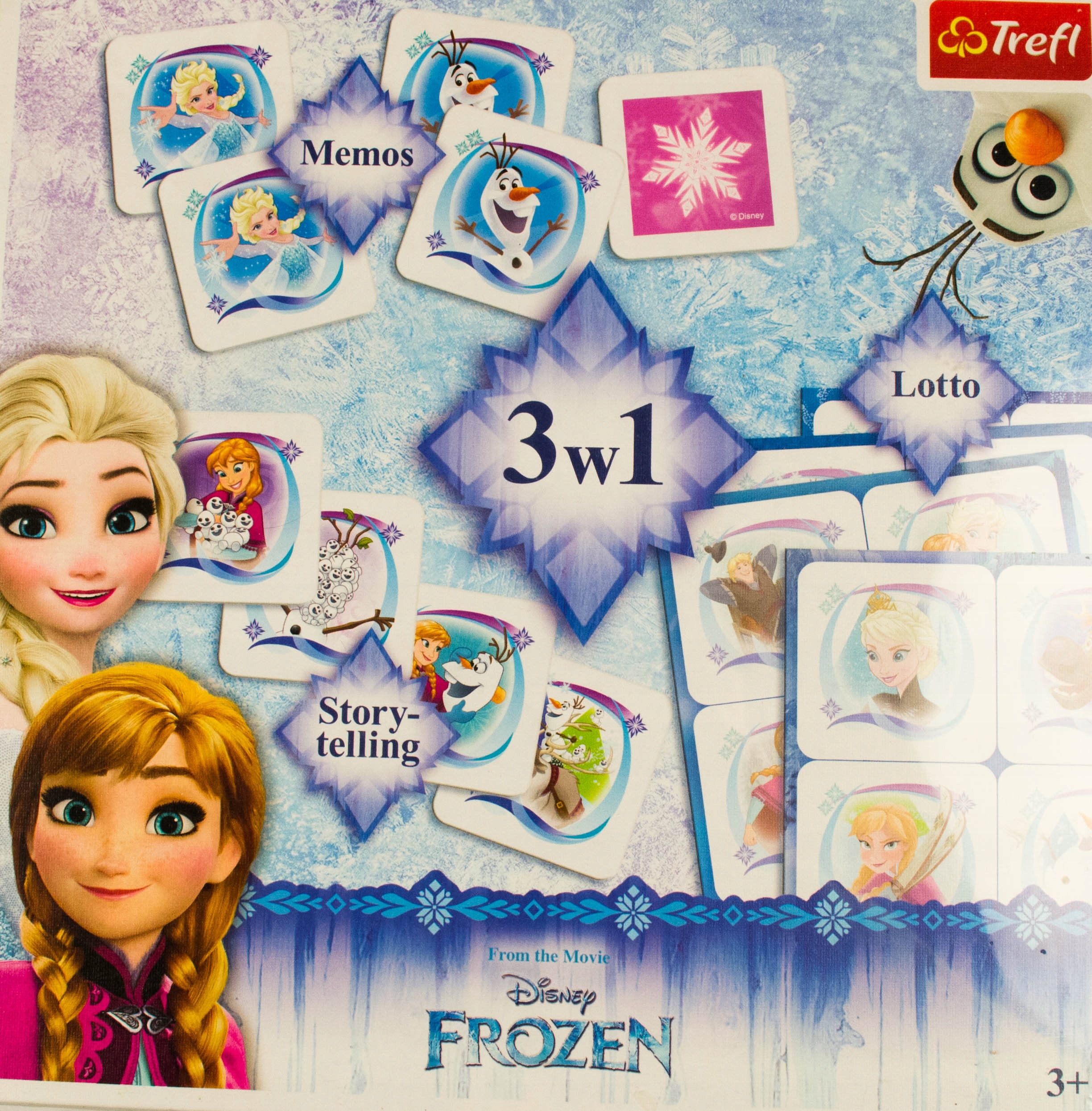 TREFL FROZEN 3W1 MEMOS+LOTTO+STORYTELLING