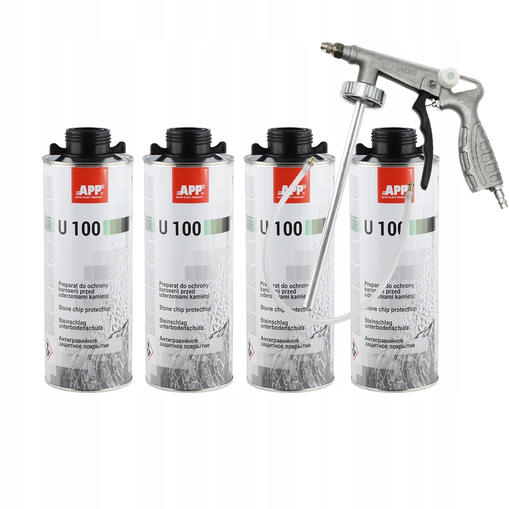 

App U100 baranek konserwacja Czarny x4 pistolet