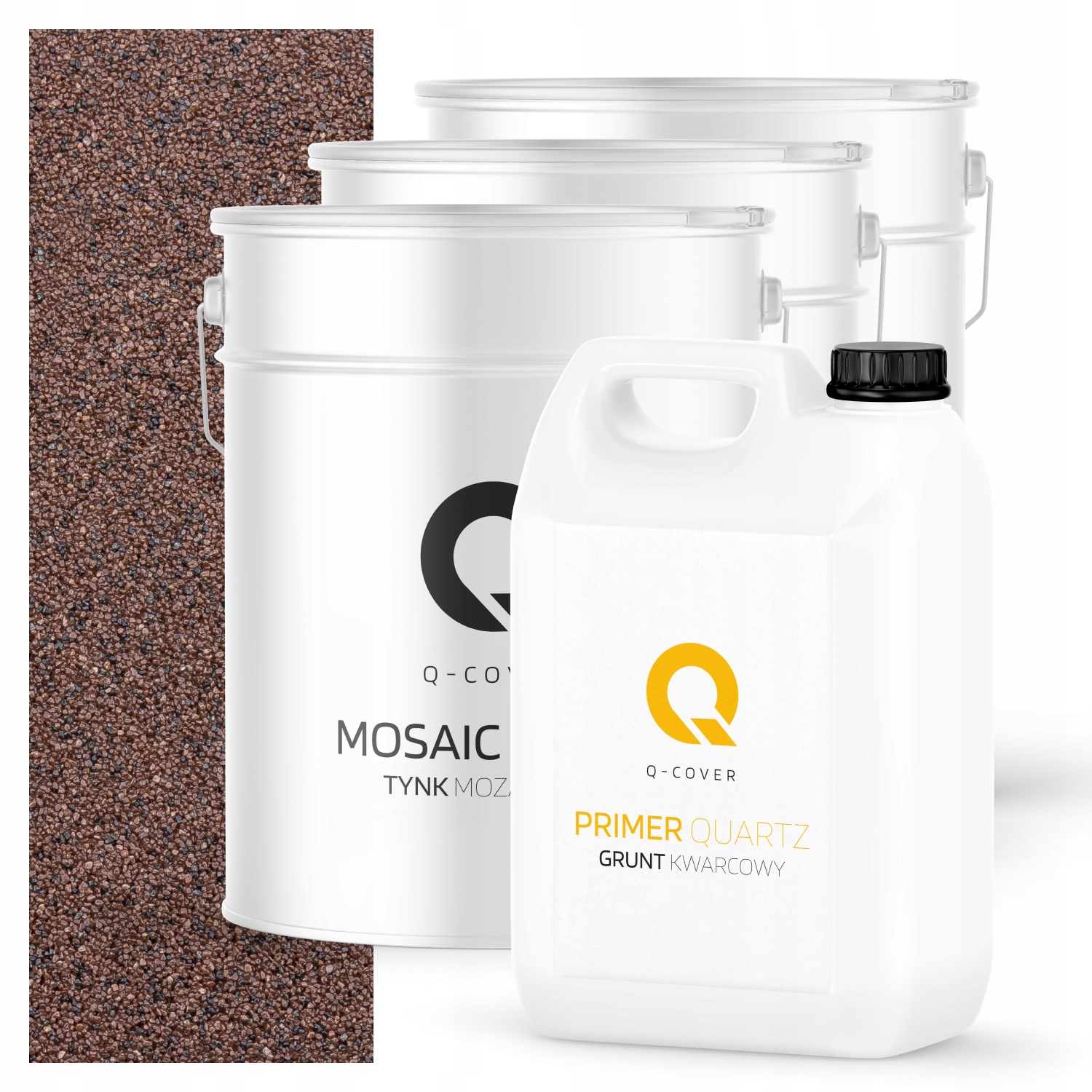 Mozaiková Omítka Hnědá Tmavá M81 Pryskyřičná Vnější 3x 12,5KG Půda 10m2