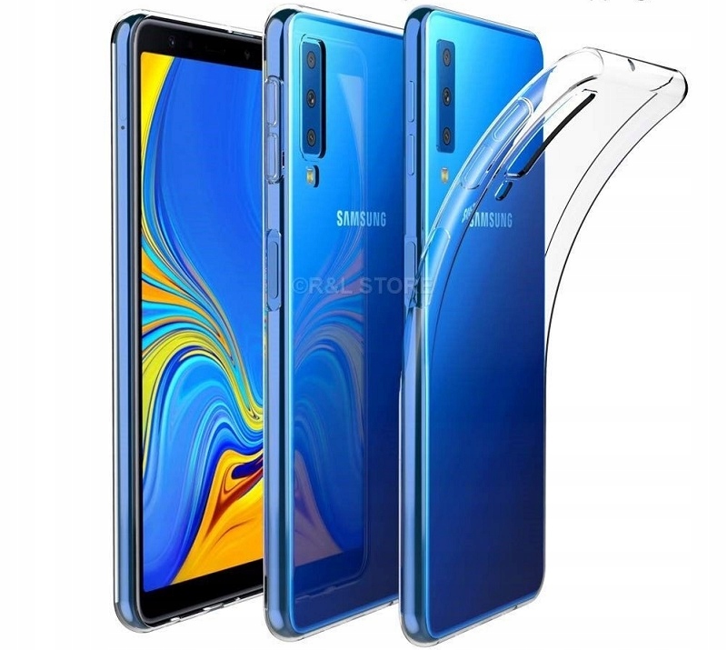

Etui na Samsung A7 2018 Przezroczyste Slim Szkło
