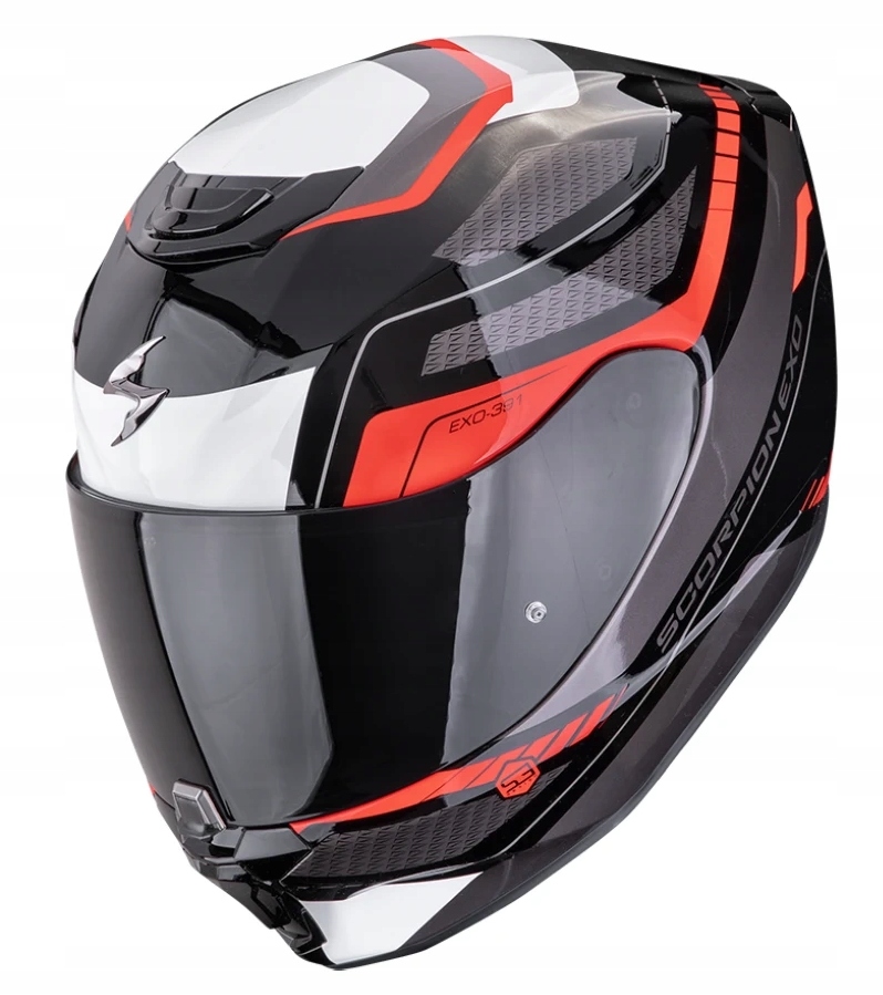 Scorpion EXO-391 Leo Black-Red športová integrálna prilba L