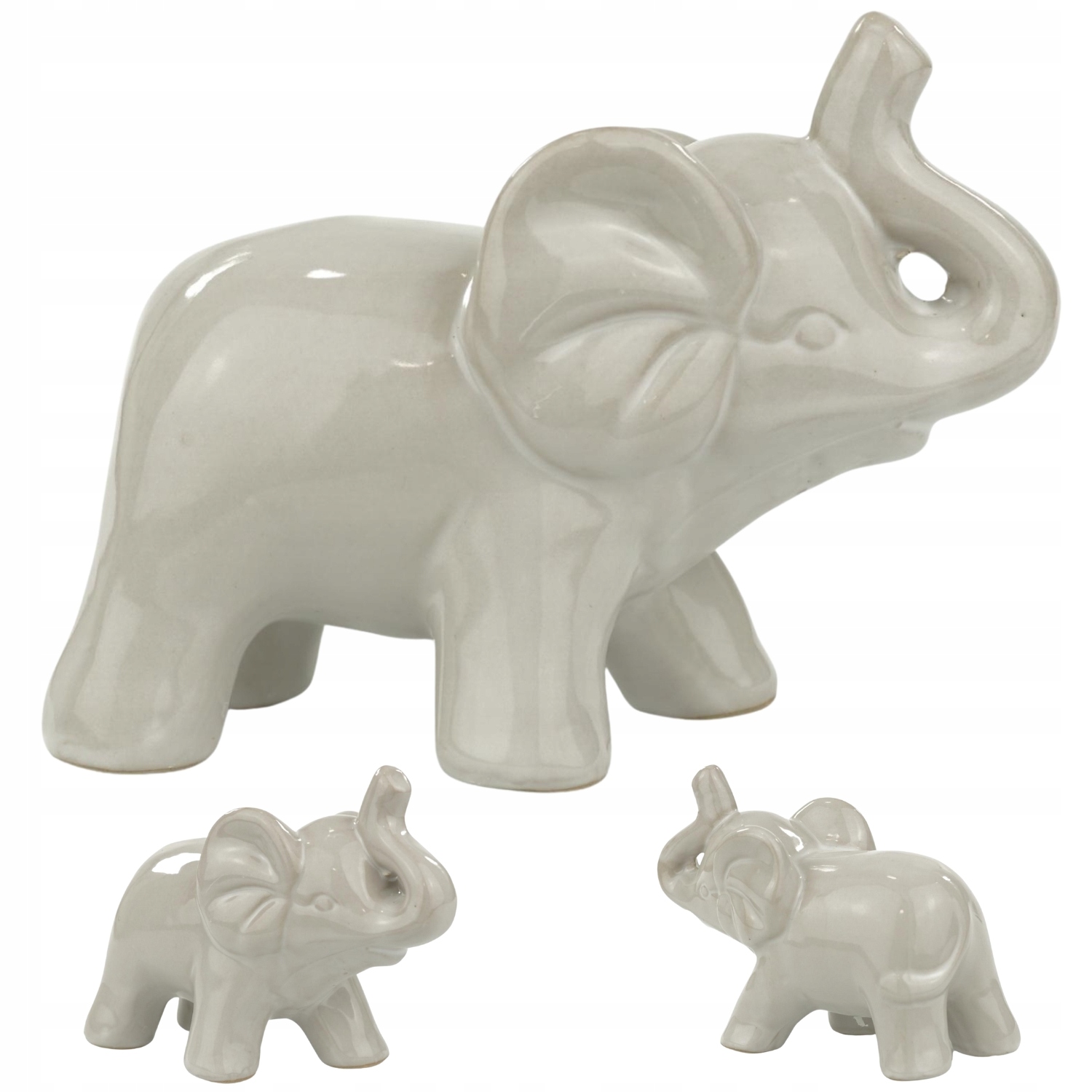 

Słonik Ceramiczny Figurka Duży Słoń