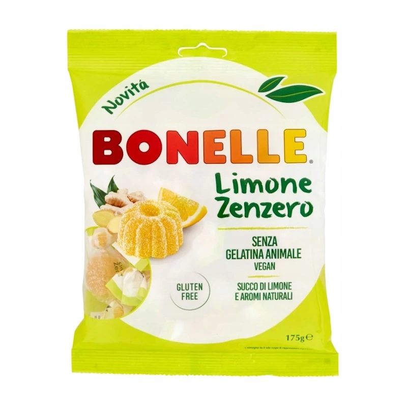 Levně 3x Želé Bonbony citron zázvor Bonelle 175 g Bezlepkové