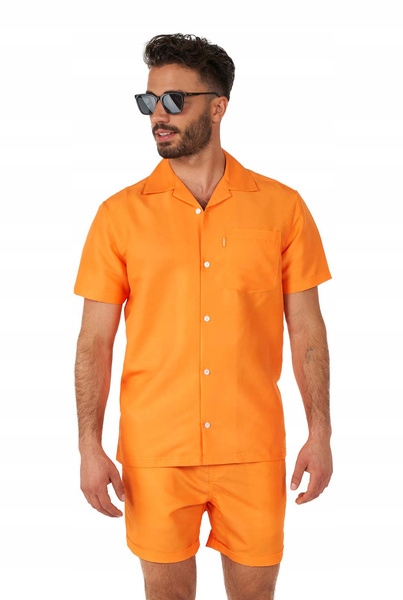 Letní Set Pánský Oranžový The Orange Opposuits Převlek XL