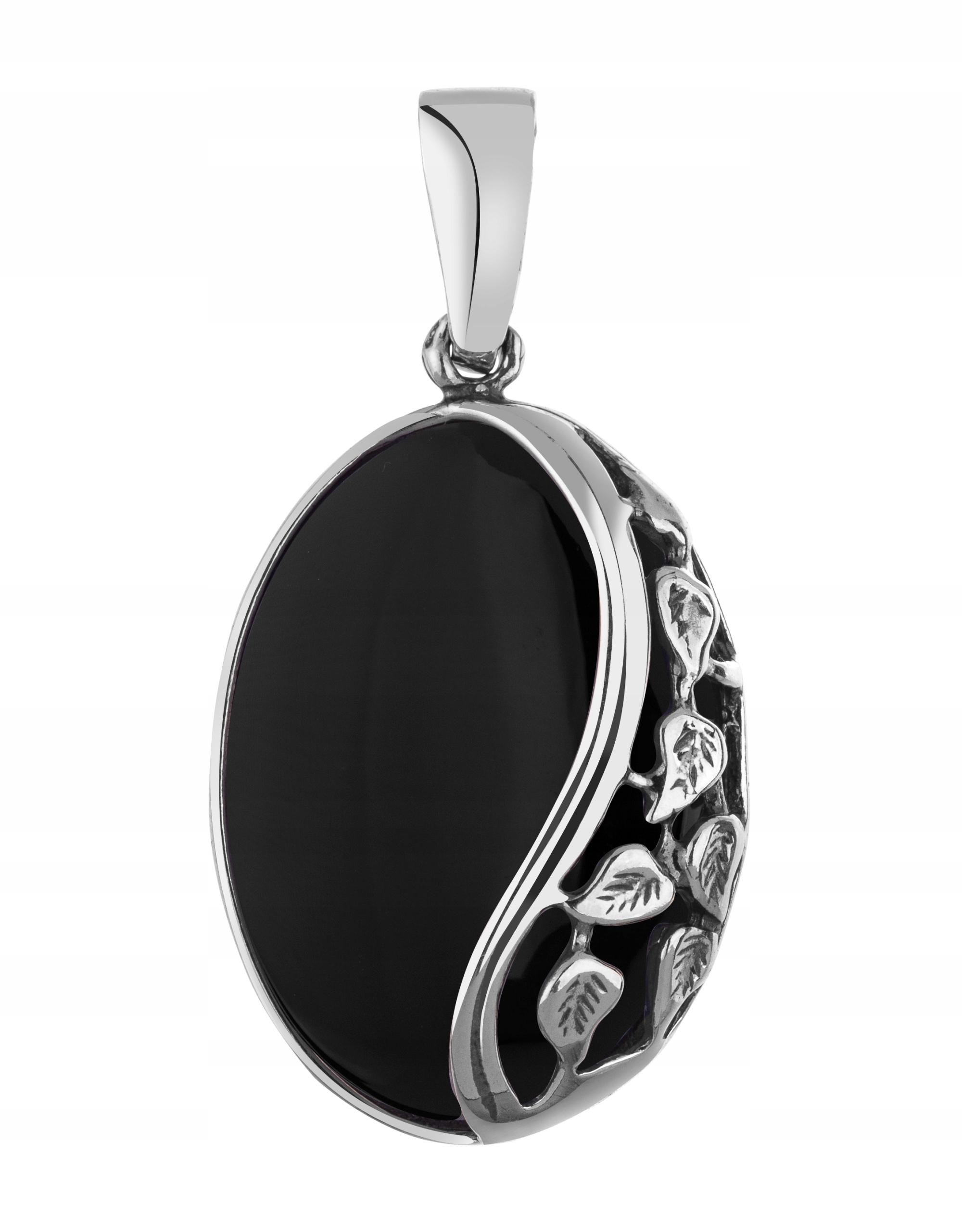 

Srebrna Zawieszka Wisiorek Z ONYKSEM.Pr.925!