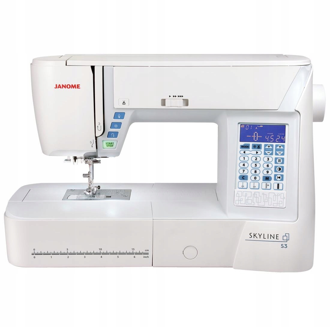 Janome Skyline S3 komputerowa maszyna do szycia XL 388 ściegów
