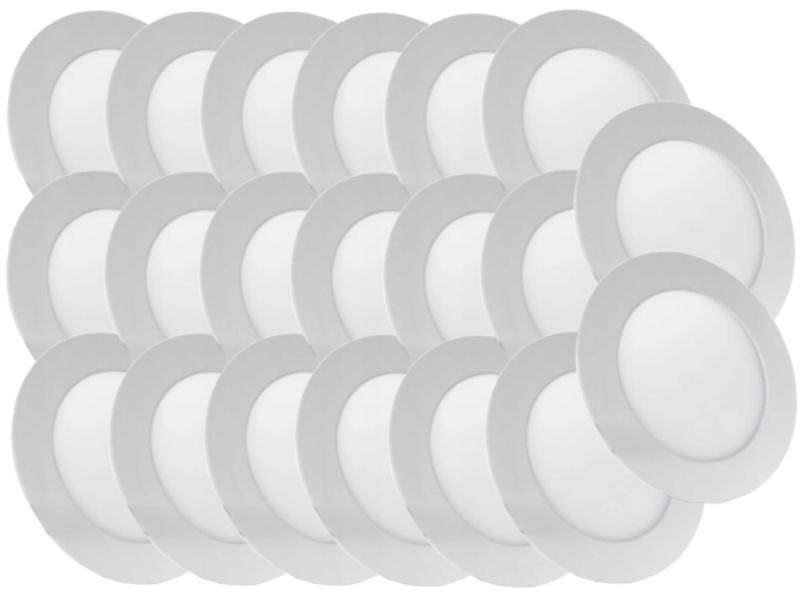 Sada stropního světla Halogen 6W Led Slim 20x