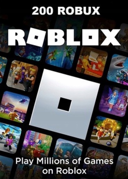 Roblox Game Gift Card 200 Robux - KLUCZ Tematyka symulacje