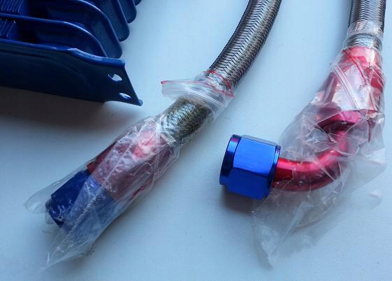 Chłodnica oleju 10row zestaw przewody podstawka tuning mocal setrab Producent części Epman