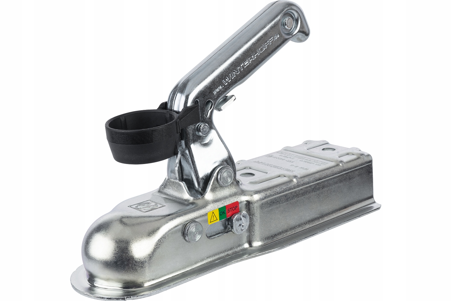 Zaczep kulowy do przyczepy WINTERHOFF 800kg na dyszel kwadratowy 60mm Marka Winterhoff