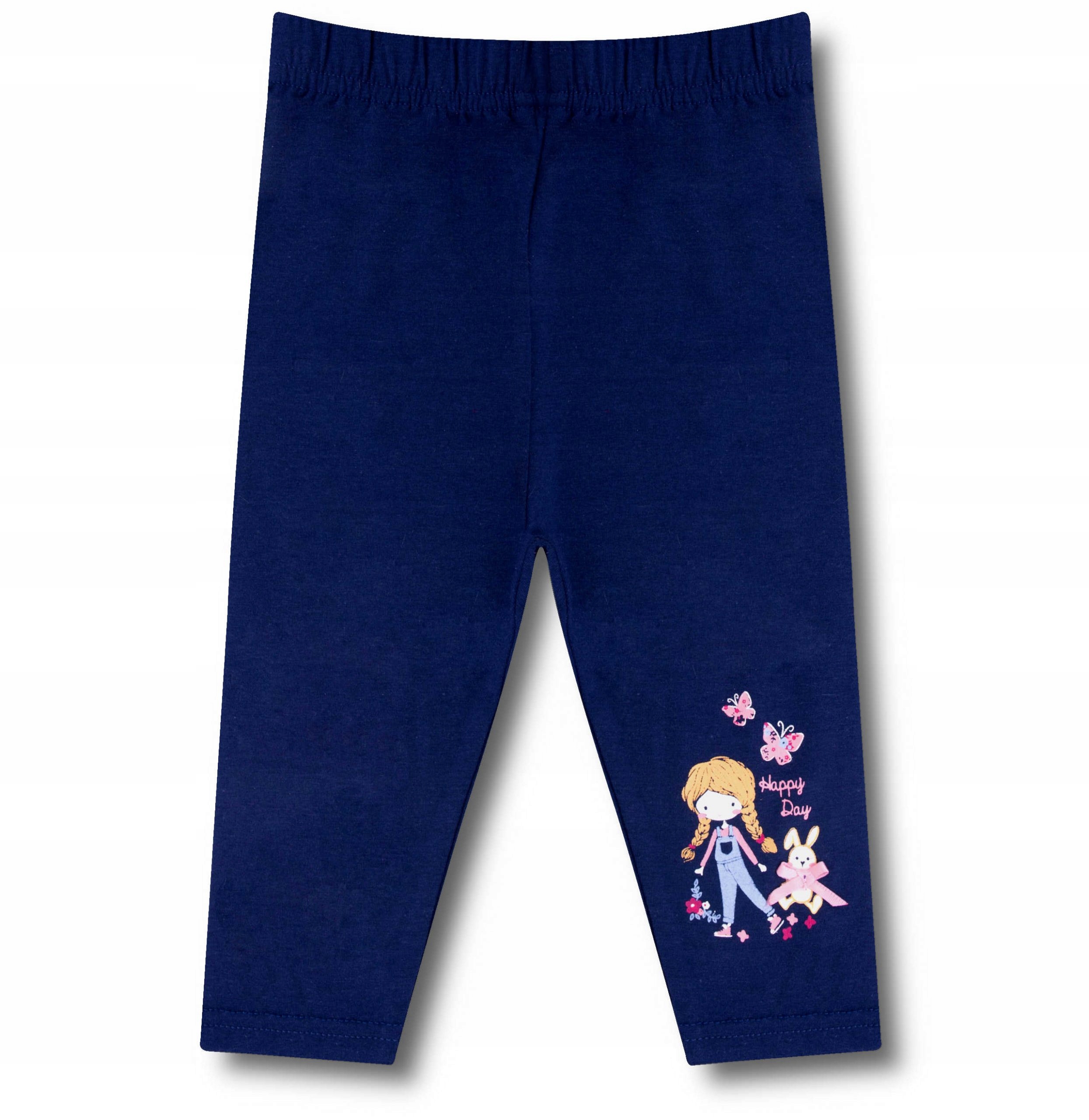 

Legginsy krótkie Granatowe 3/4 letnie 80-86