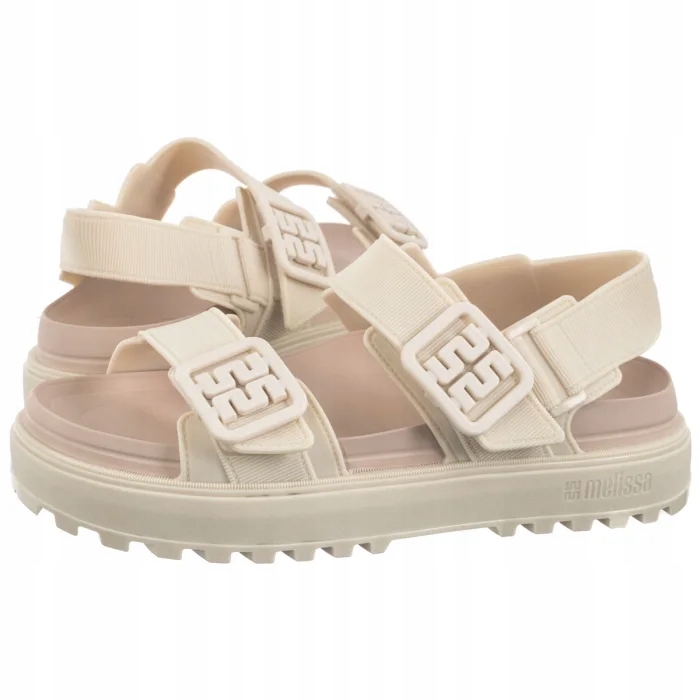 Letní sandály na platformě Melissa Towny Ad 35964 Beige/Pink