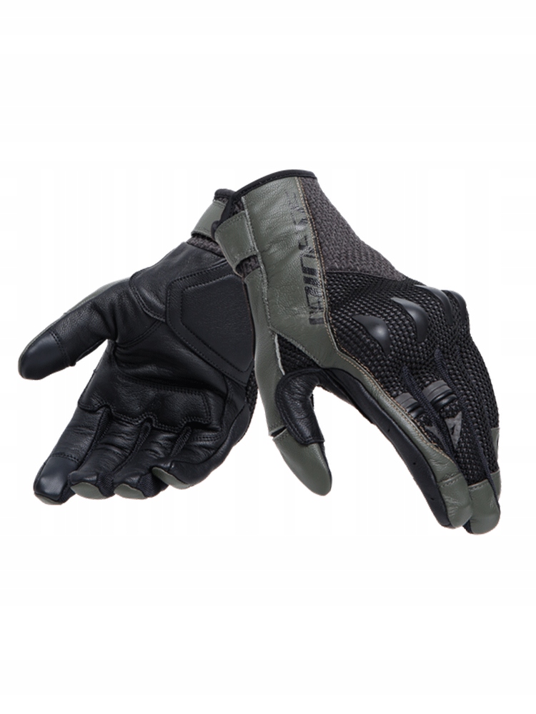 Motocyklové rukavice Dainese Karakum Ergo-Tek Čierna/Zelená L