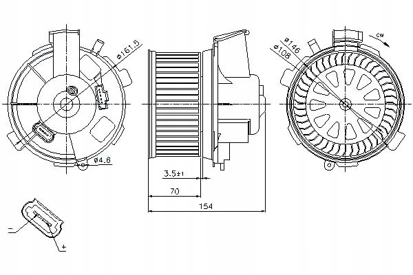 Nissens Dmychadlo Citroen Xsara Picasso Peugeot 206