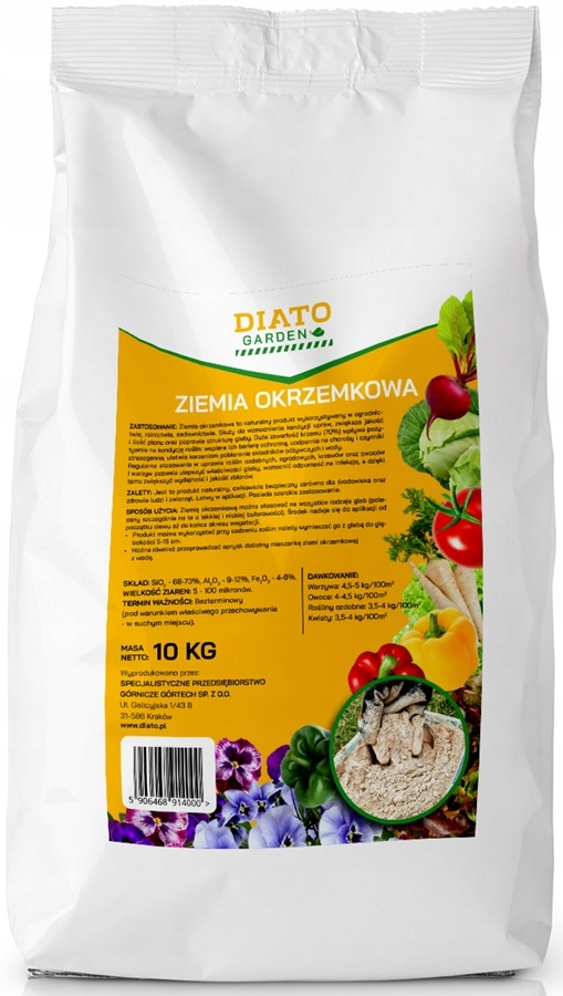Eko Nawóz Wieloskładnikowy Naturalny Diato Garden 10 Kg x 2
