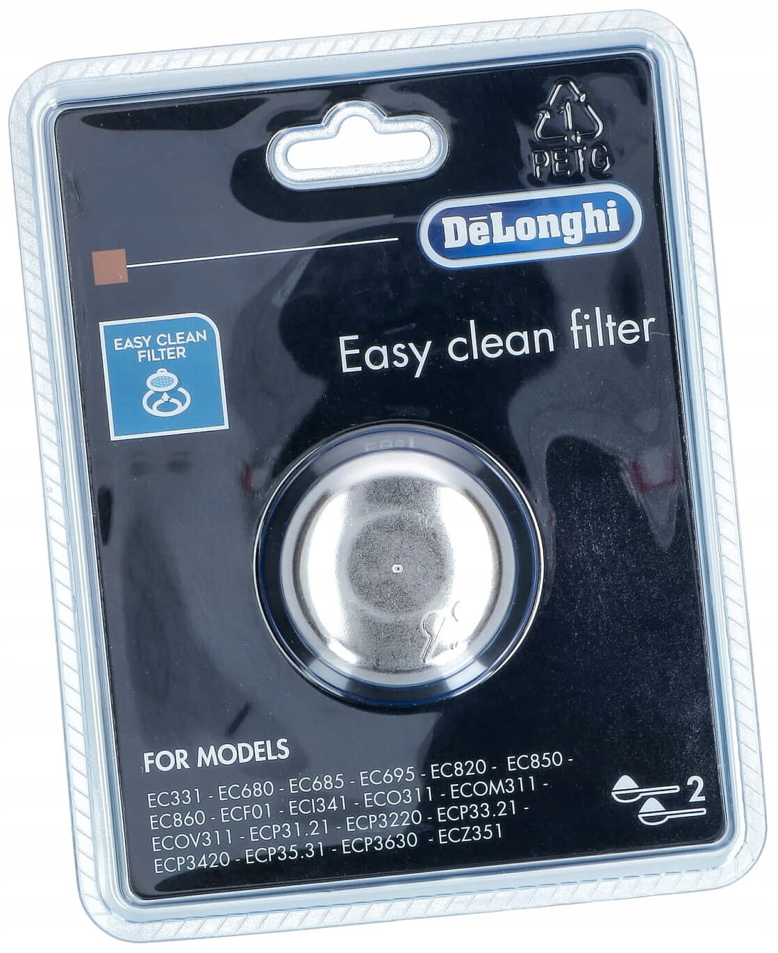 Sitko filtr 2 kawy do ekspresu DeLonghi Oryginał Kod producenta 5513281001