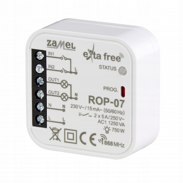 Radiowy odbiornik 2-kan. Zamel Exta Free ROP-07 Producent Zamel