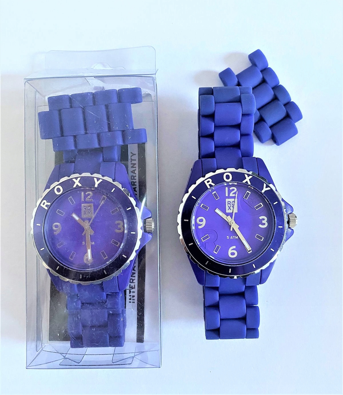 ZEGAREK ROXY AKCESORIA SPORTOWE ROXY FIOLET OUTLET Materiał paska guma