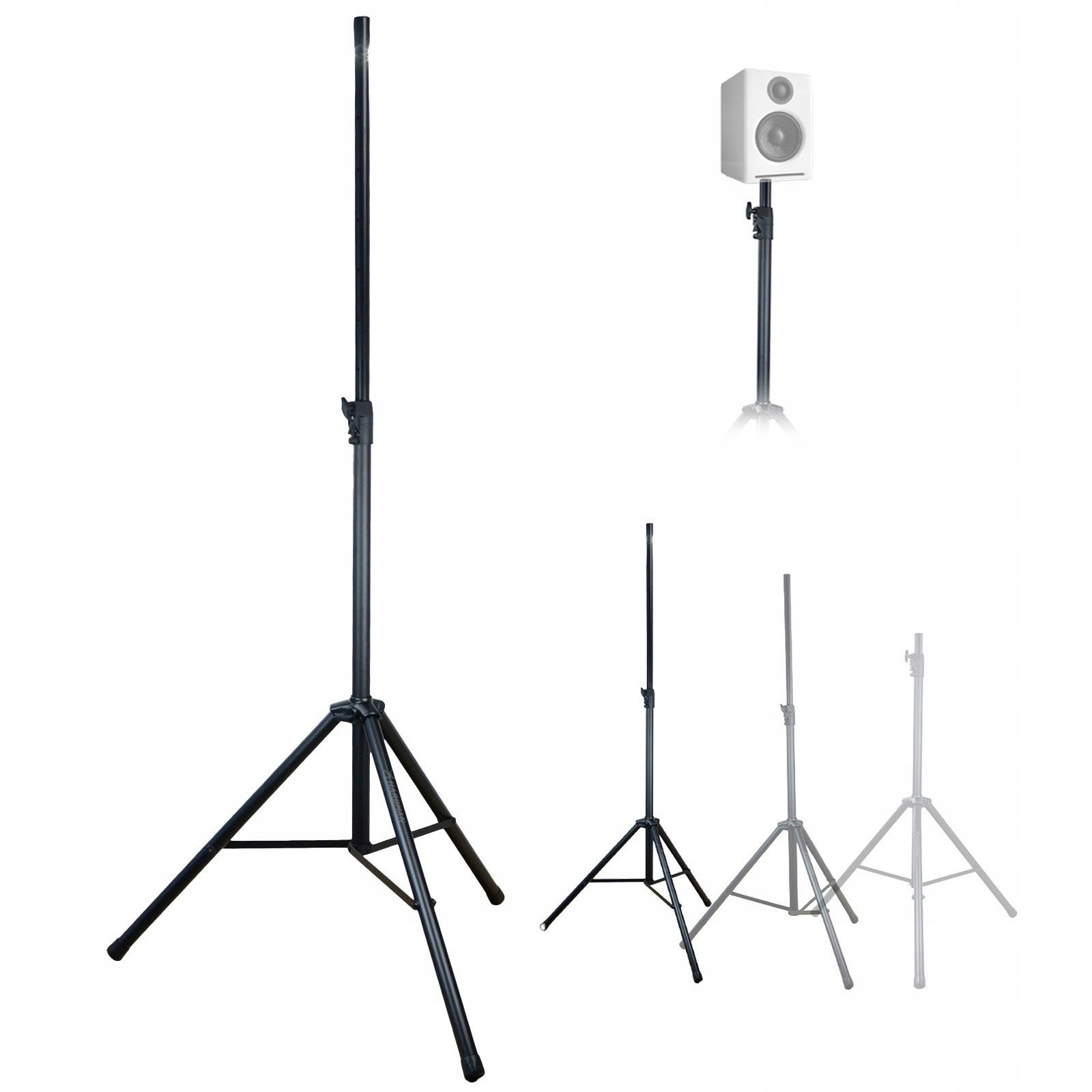 Statyw kolumnowy 2m udźwig 70kg tripod z automatycznym pinem Hardman